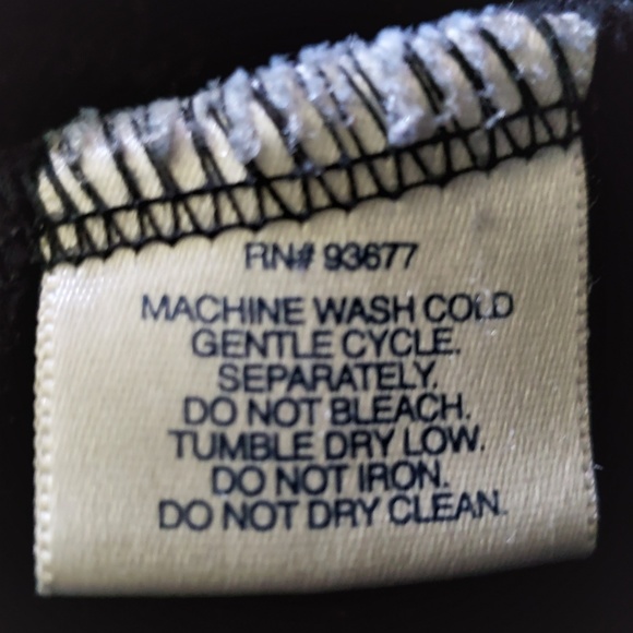 St John's Bay 1/4 Zip Fleece Black Top - XL - Picture 4 of 4